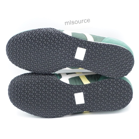 NEW Onitsuka Tiger Serrano Suede Sneakers D109L-300 Green/White - Picture 7 of 7